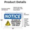 Signmission In Case Of Emergency Pull Cord Sign With Symbol, 14 in W x Rectangle, Vinyl Decal OS-2PACK-NS-D-1014-L-13670 - alternate 6